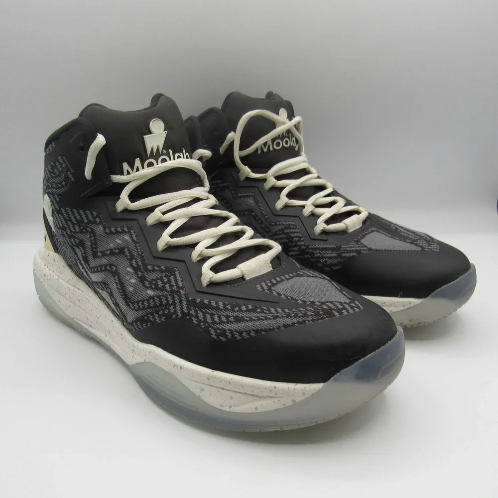 Moolah Neovolt Pro v2 Basketball Shoes Womens 9 Black High Top‎ Sneaker